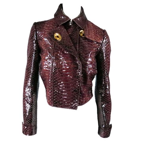 cheap burberry leather jackets|burberry python jacket cropped sale.